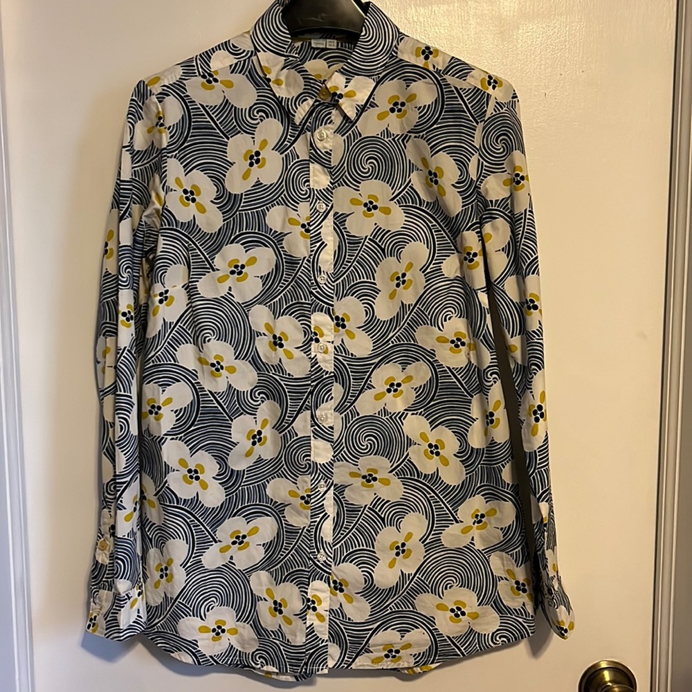 Boden floral print button up